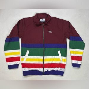 ETHIK Full Zip Jacket Men Small Multicolor Colorblock